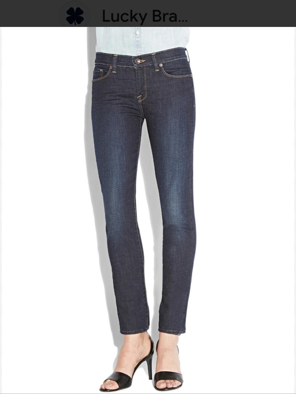 Lucky Brand Sofia Skinny Jeans in Dark Indigo